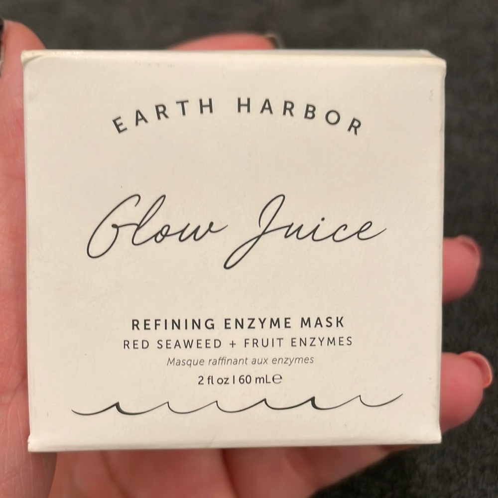 Earth Harbor glow juice refining enzyme mask